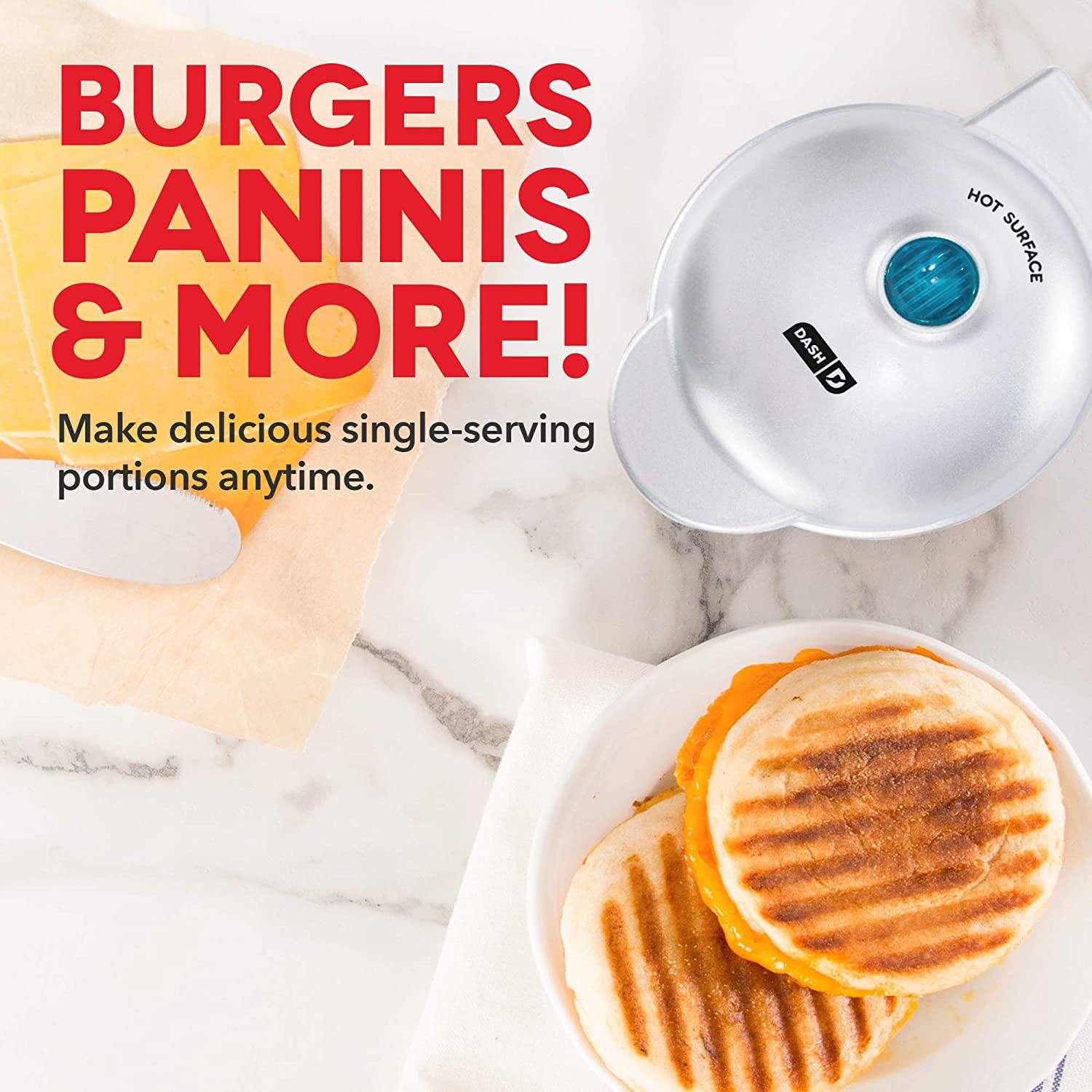 Dash Mini Maker Portable Grill Machine + Panini Press for Gourmet Burgers - JOY2ESpree