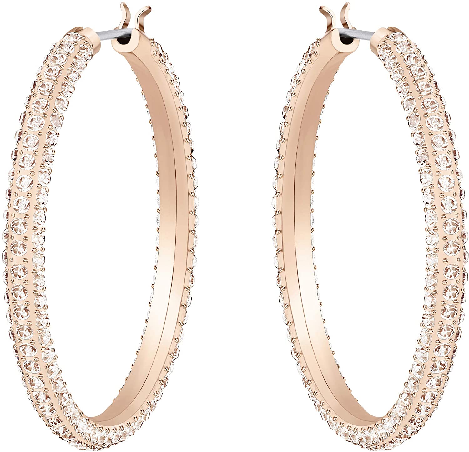 SWAROVSKI Women's Stone Hoop Pierced Earrings - JOY2ESpree
