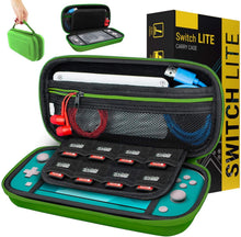 
                        
                          Cargar imagen en el visor de la galería, Orzly Case for Nintendo Switch Lite - Portable Travel Carry Case with Storage for Switch Lite Games &amp; Accessories [Turquoise Blue Edition] - JOY2ESpree
                        
                      
