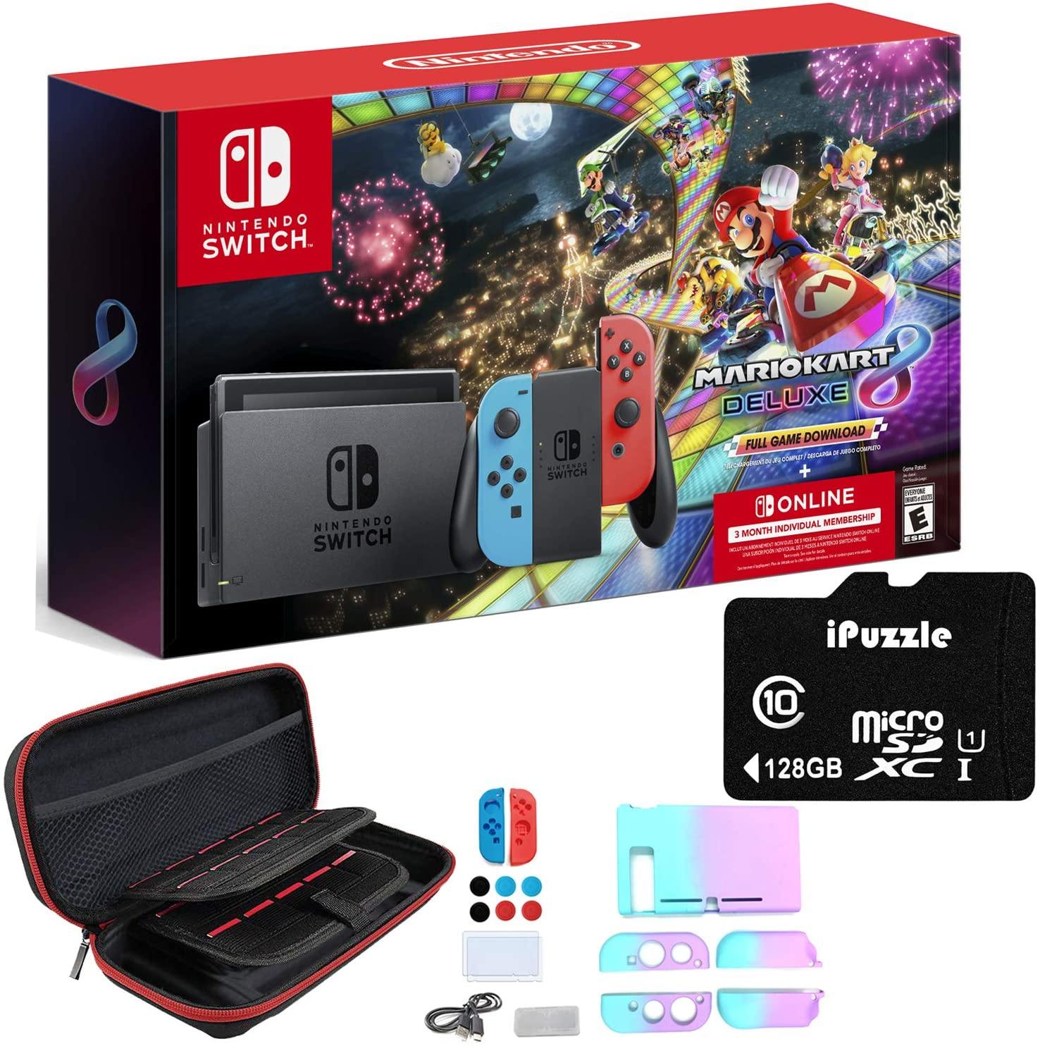 Nintendo Switch with Neon Blue and Neon Red Joy-Con - JOY2ESpree