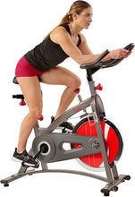 
                        
                          Cargar imagen en el visor de la galería, Sunny Health &amp; Fitness Indoor Cycling Exercise Bike with LCD Monitor, 40 lb chrome Flywheel, 265 lb Max Weight - SF-B1423/C - JOY2ESpree
                        
                      