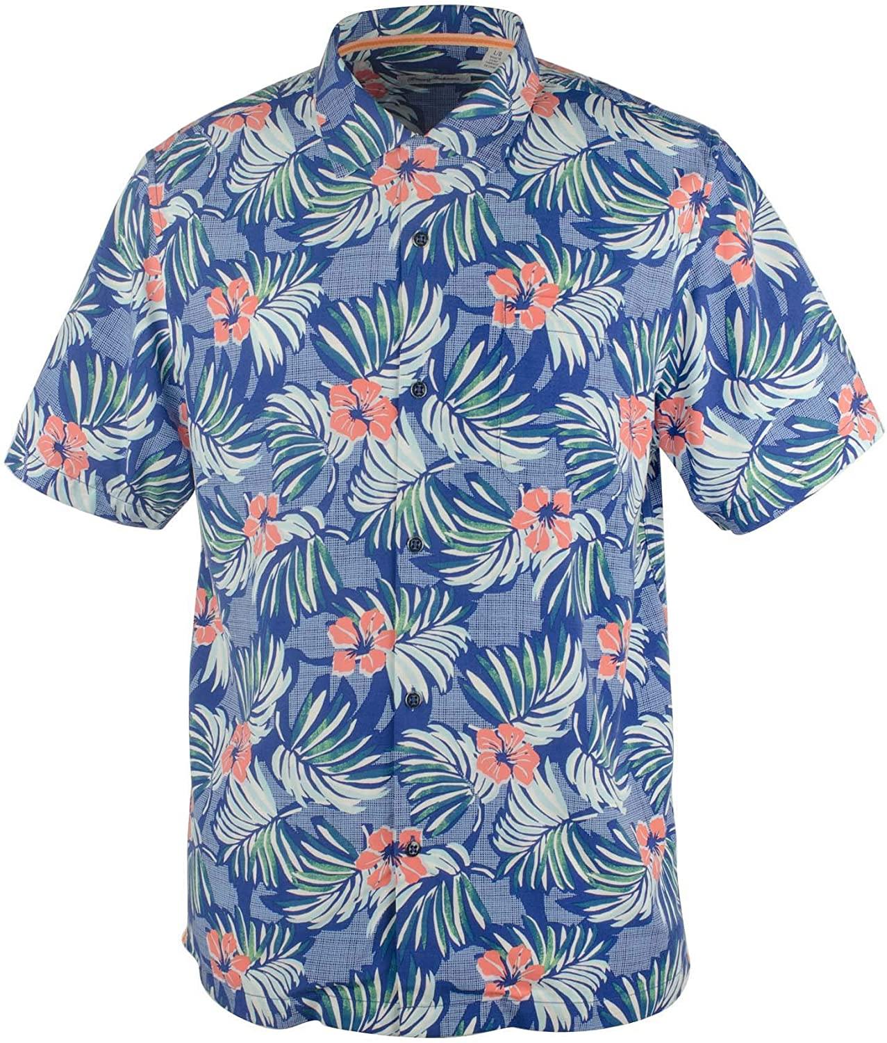Tommy Bahama Big and Tall Marina Blooms Sport Shirt - JOY2ESpree