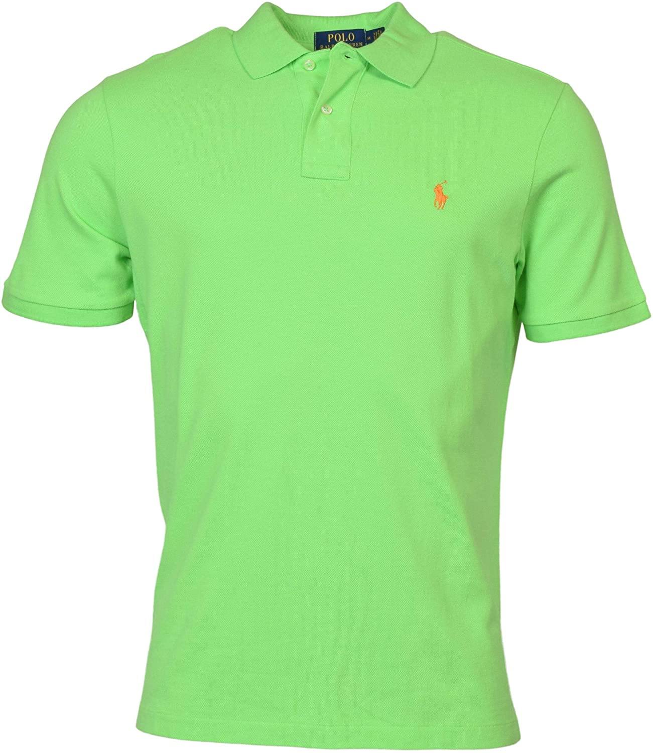Polo RL Men's Custom Slim Fit Mesh Pony Shirt