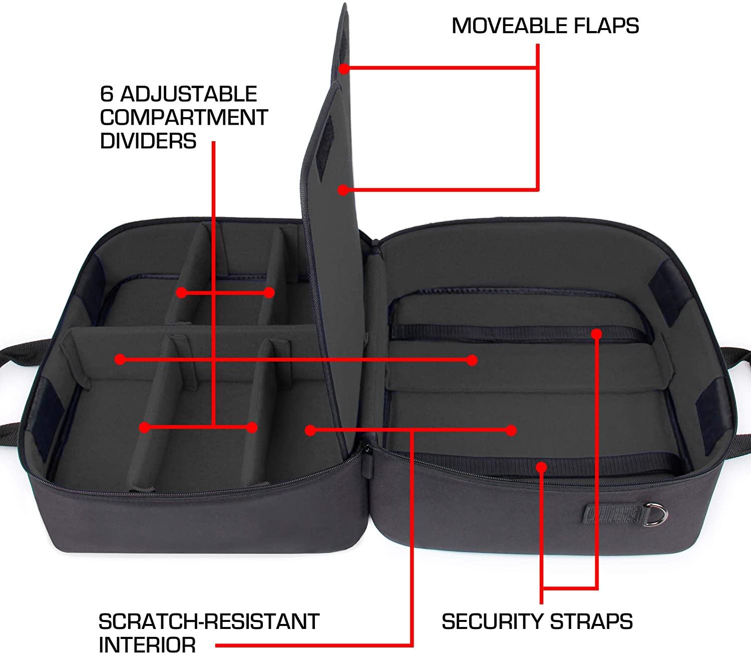 USA GEAR PS5 Case - Console Case Compatible with Playstation 5 and PS5 Digital Edition - JOY2ESpree