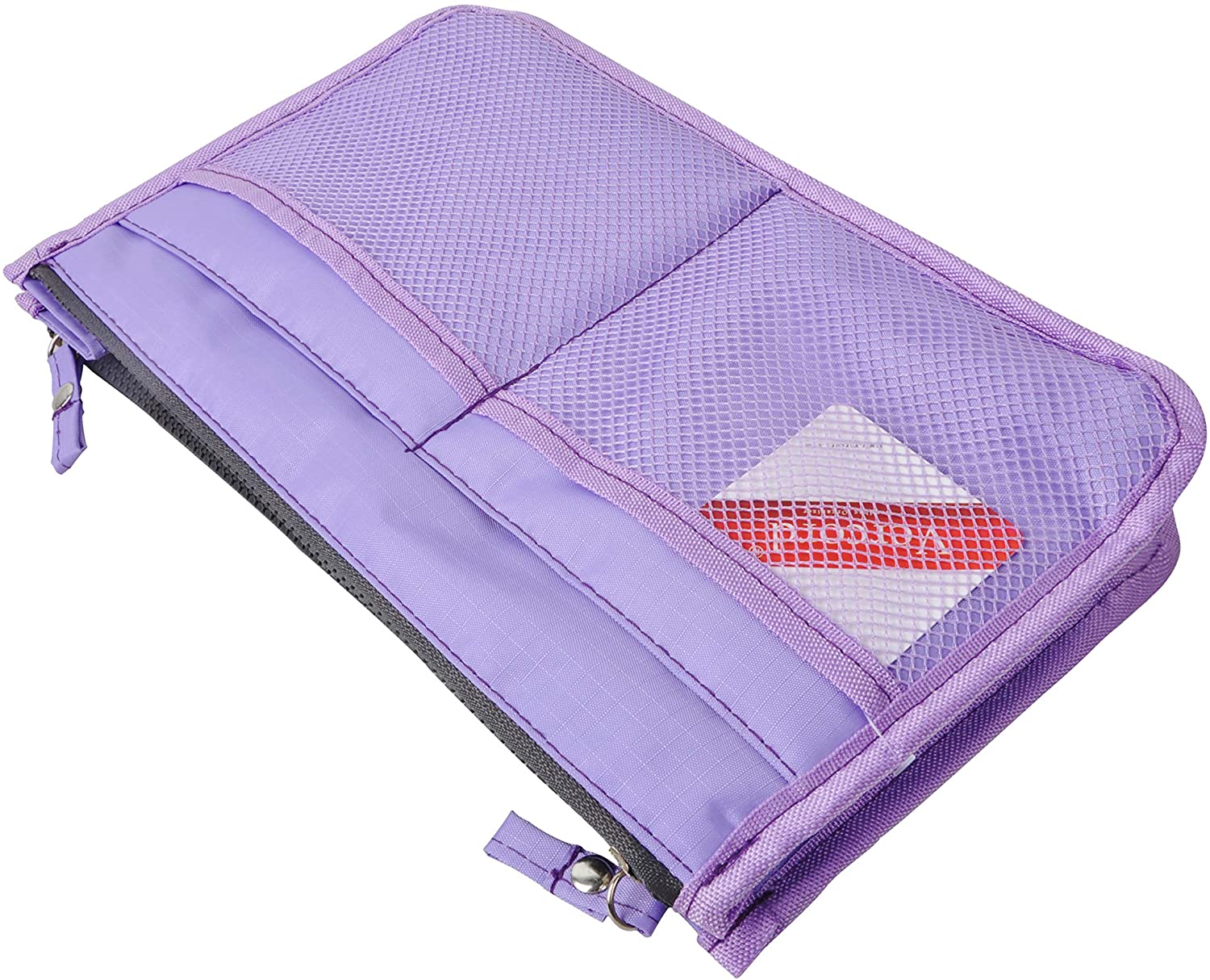Vercord Updated Purse Handbag Organizer Insert Liner Bag in Bag 13 Pockets Purple Small