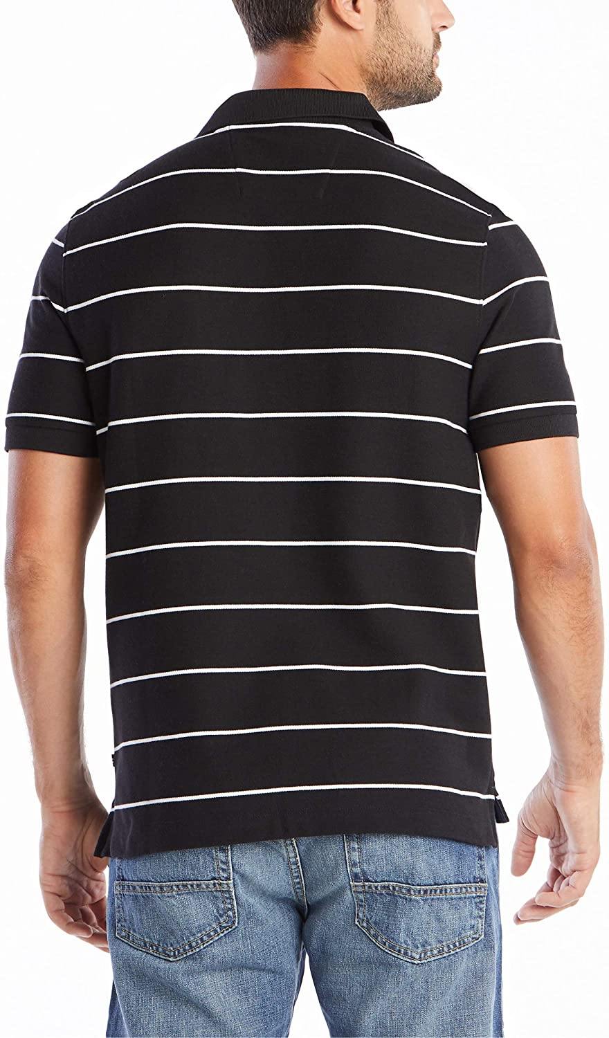 Nautica Men's Classic Short Sleeve Striped Polo T-Shirt - JOY2ESpree