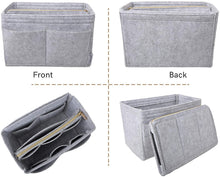 
                        
                          將圖片載入圖庫檢視器 Vercord Felt Organizer Insert for Purse Handbag Tote Bag in Bag Inside Shaper Divider Neo Beige Small
                        
                      