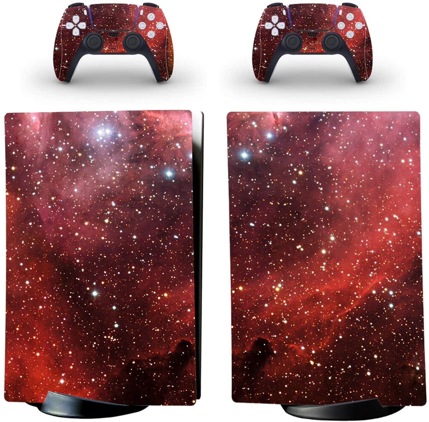gotor Vinyl Skin Decals Cover Sticker for PS5 Playstation 5 Digital Edition Console and 2 Controllers Skins (Playstation 5 Digital Edition, A07) - JOY2ESpree