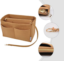 
                        
                          將圖片載入圖庫檢視器 Vercord Felt Organizer Insert for Purse Handbag Tote Bag in Bag Inside Shaper Divider Neo Beige Small
                        
                      