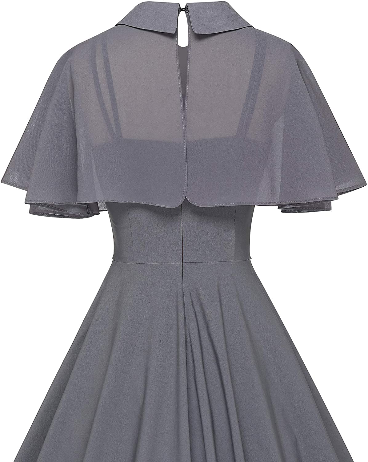 GownTown Women's 1950s Cloak Two-Piece Cocktail Dress