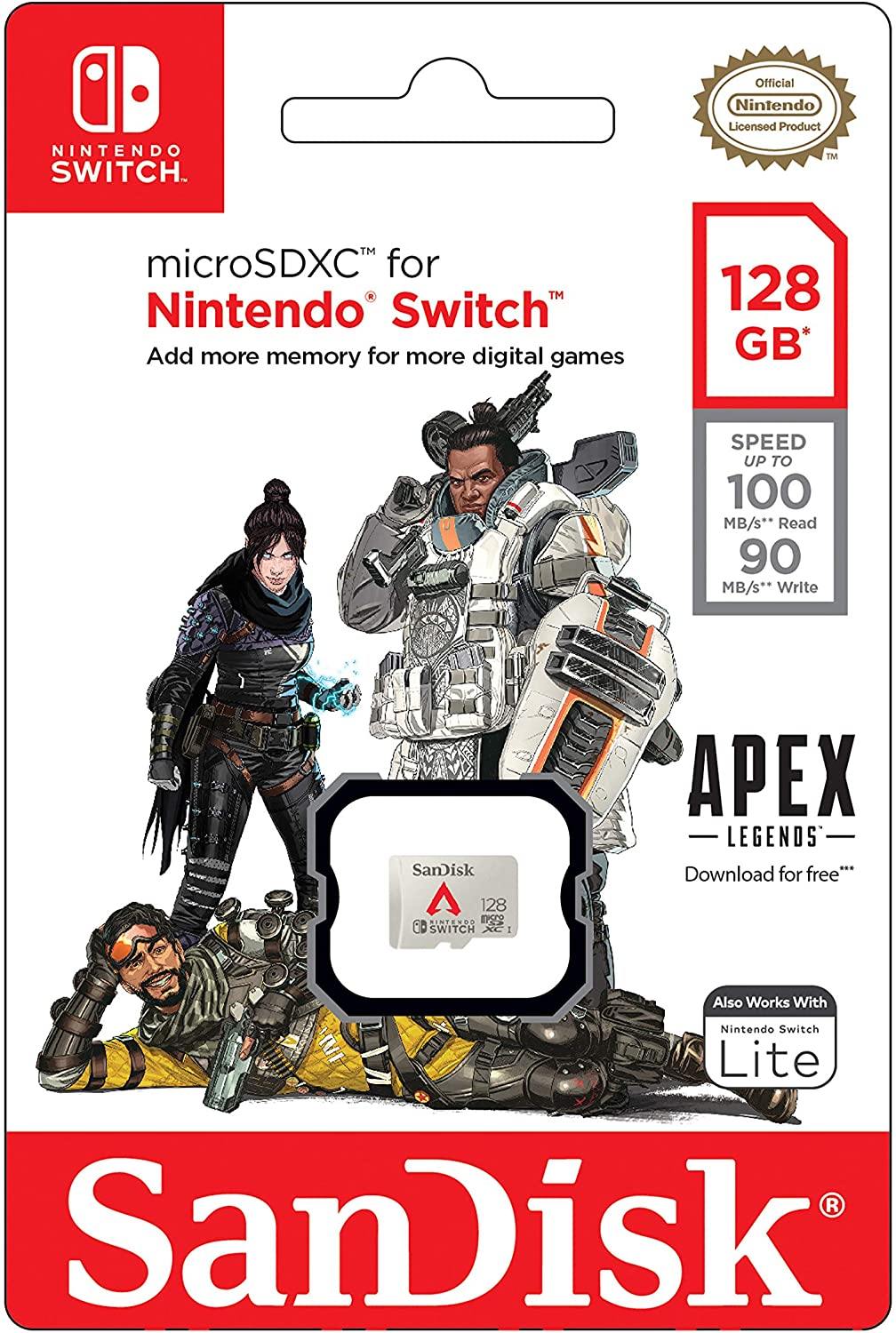 SanDisk 256GB microSDXC Card, Licensed for Nintendo Switch - SDSQXAO-256G-GNCZN - JOY2ESpree