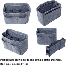 
                        
                          गैलरी व्यूवर में इमेज लोड करें, Purse Bag Organizer Insert with Lots of Different Size Spaces Divider Shaper for Speedy Shoulder Hobo Bag Keep Stuff Organized
                        
                      