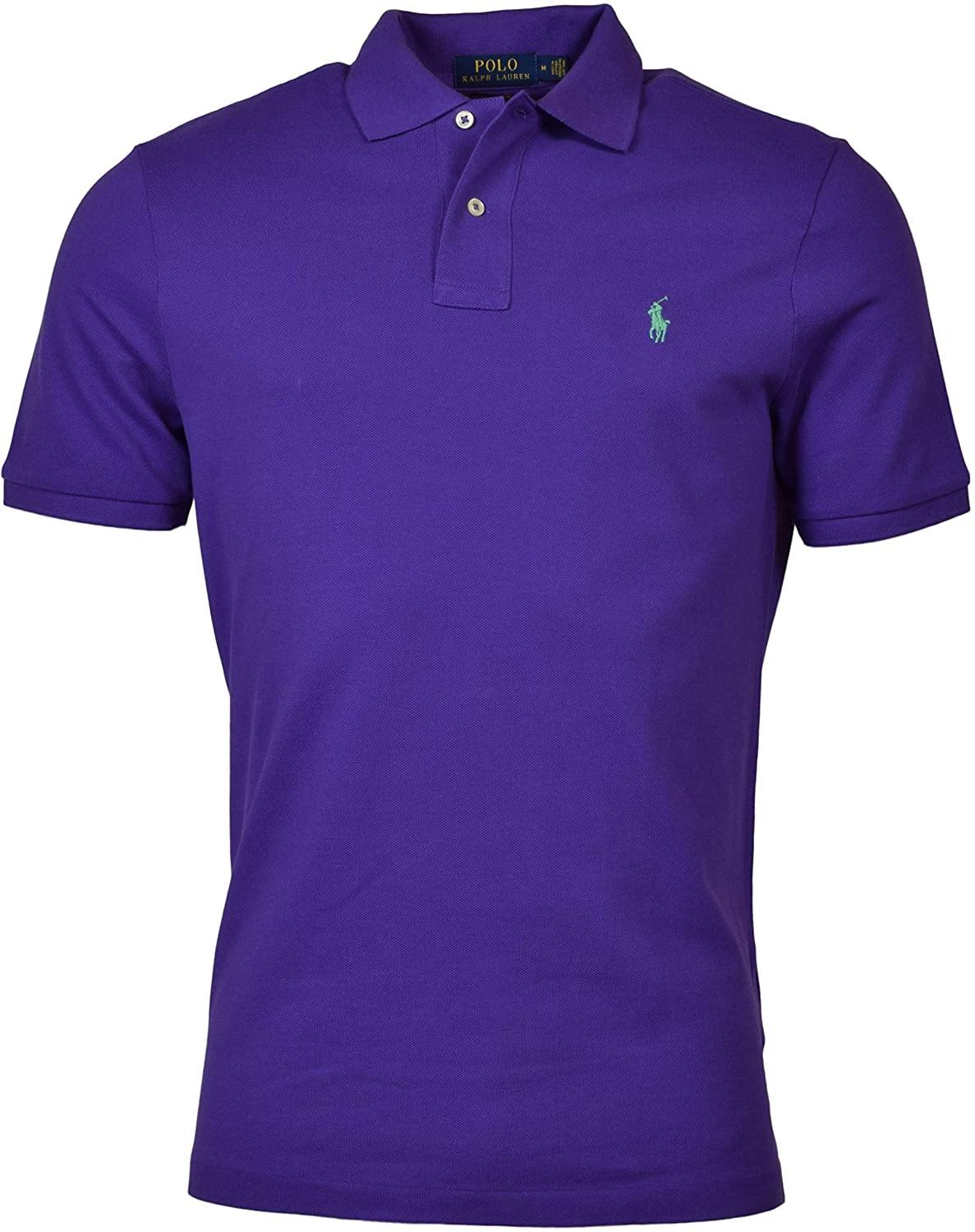 Polo RL Men's Custom Slim Fit Mesh Pony Shirt
