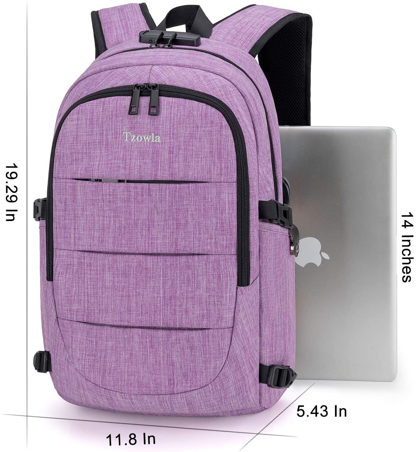 Travel Laptop Backpack Water Resistant Anti-Theft Bag with USB Charging Port - JOY2ESpree