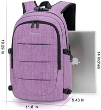 
                        
                          Load image into Gallery viewer, Travel Laptop Backpack Water Resistant Anti-Theft Bag with USB Charging Port
                        
                      