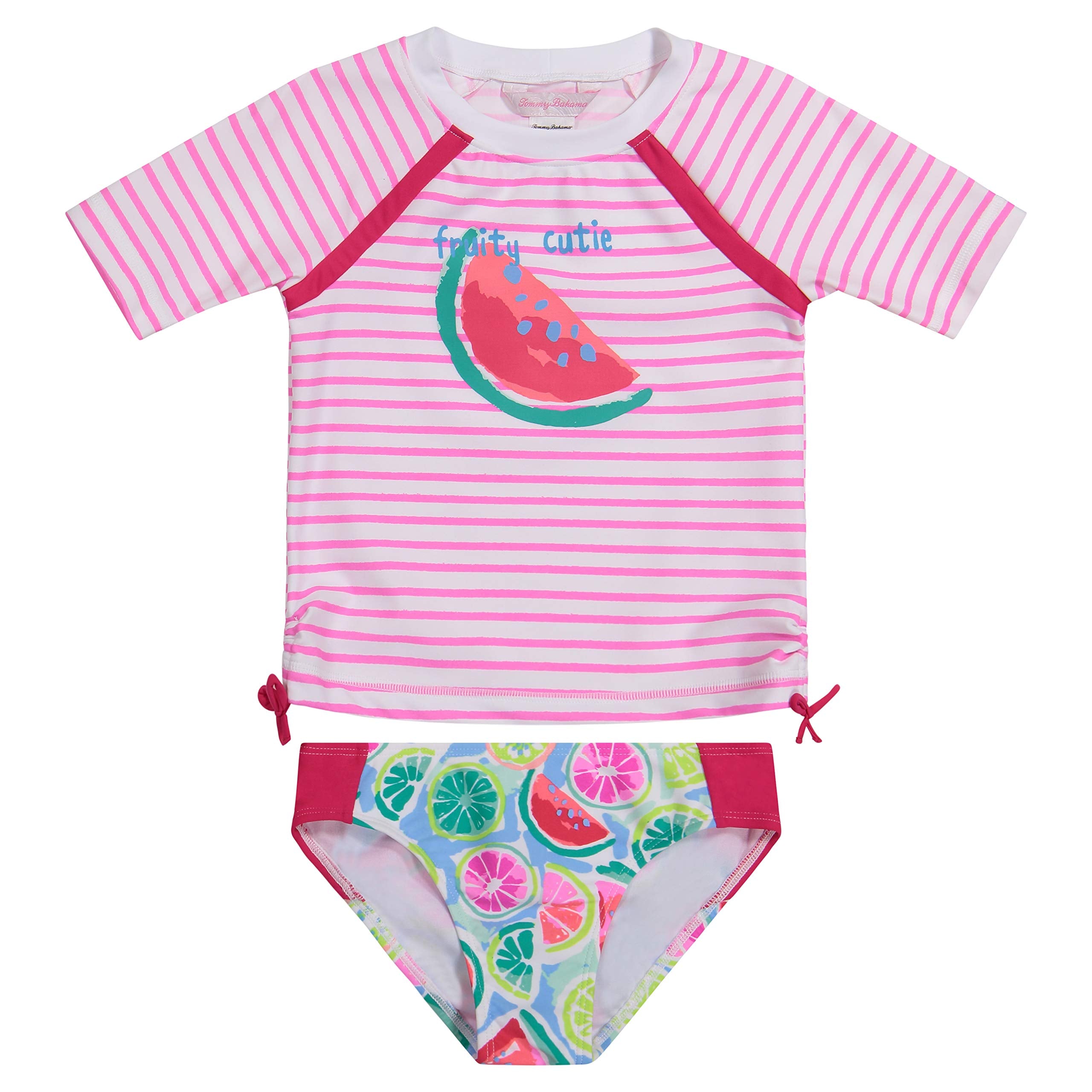 Tommy Bahama Girls' 2-Piece Shirt and Bikini Bottom Swim Set