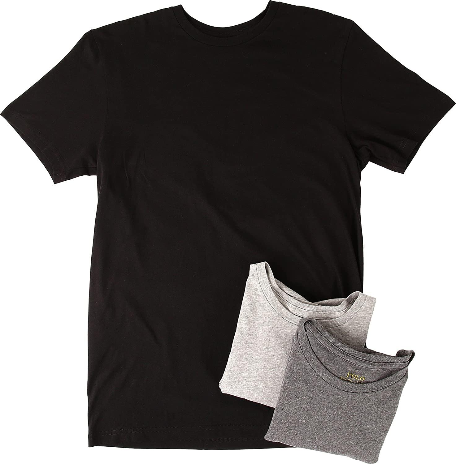 Polo Ralph Lauren Men's Classic Crew Neck Undershirts 3-Pack
