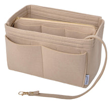 
                        
                          將圖片載入圖庫檢視器 Vercord Felt Organizer Insert for Purse Handbag Tote Bag in Bag Inside Shaper Divider Neo Beige Small
                        
                      