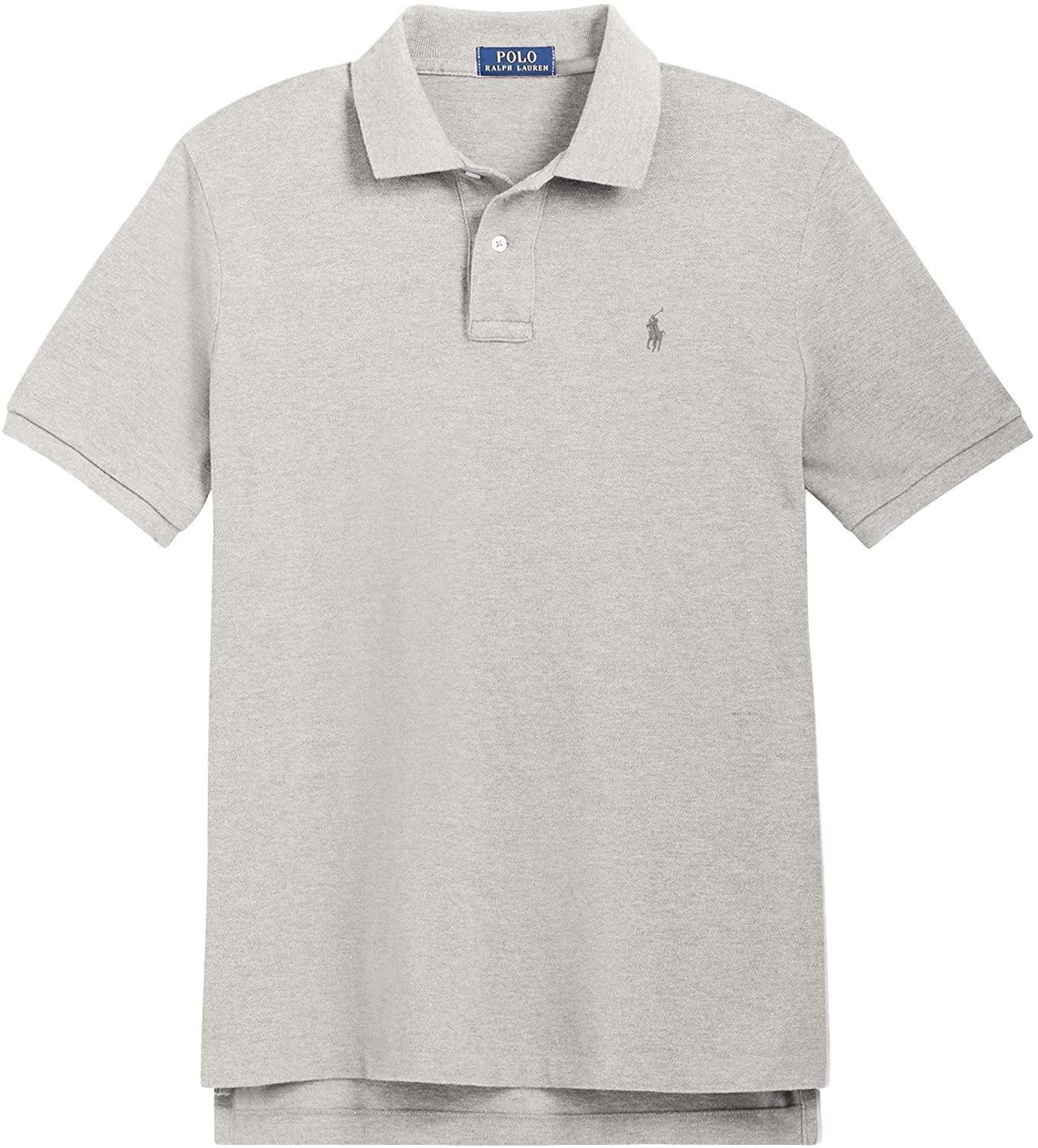 Polo RL Men's Custom Slim Fit Mesh Pony Shirt
