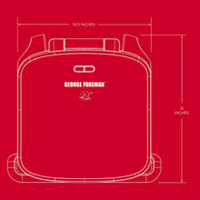 
                        
                          Cargar imagen en el visor de la galería, George Foreman 4-Serving Removable Plate Grill and Panini Press, Black, GRP360B - JOY2ESpree
                        
                      