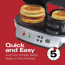 
                        
                          गैलरी व्यूवर में इमेज लोड करें, Hamilton Beach Panini Press, Sandwich Maker &amp; Electric Indoor Grill, Upright Storage, Nonstick Easy Clean Grids, Stainless Steel (25410) - JOY2ESpree
                        
                      