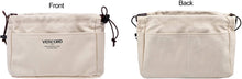 
                        
                          將圖片載入圖庫檢視器 Vercord Canvas Handbag Organizers, Sturdy Purse Insert Organizer Bag in Bag, 10 Pockets Beige Small
                        
                      