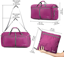 
                        
                          画像をギャラリービューアに読み込む, Gonex 150L Travel Duffel Bag Foldable Extra Large Duffle Bag XL Heavy Duty for Men Women for Luggage Shopping Gray
                        
                      