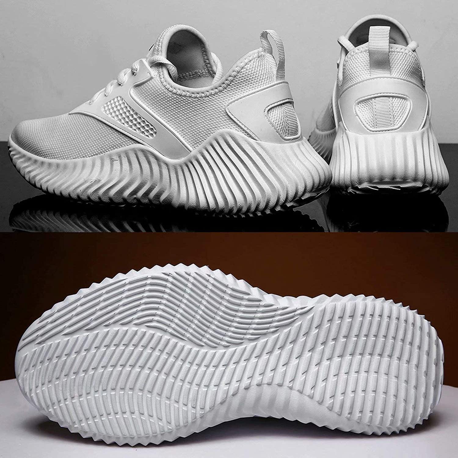 KEEZMZ Men's Running Shoes Fashion Breathable Sneakers Mesh Soft Sole Casual Athletic Lightweight