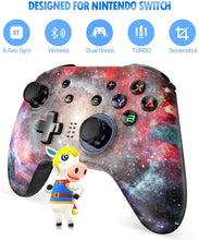 
                        
                          Load image into Gallery viewer, Wireless Controller for Nintendo Switch, Gamepad Joystick with Dual Vibration and Turbo for Switch, Pro, Windows XP/10/7/8/8.5 - JOY2ESpree
                        
                      