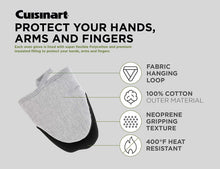 
                        
                          Muat gambar ke penampil Galeri, Cuisinart Chambray Neoprene Mini Oven Mitts, 2 Pack – Heat Resistant to 400 F . - JOY2ESpree
                        
                      