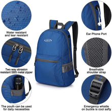 
                        
                          Muat gambar ke penampil Galeri, G4Free Ultra Lightweight Packable Backpack Travel Hiking Daypack Handy Foldable Water Resistant Camping Outdoor Backpack - JOY2ESpree
                        
                      