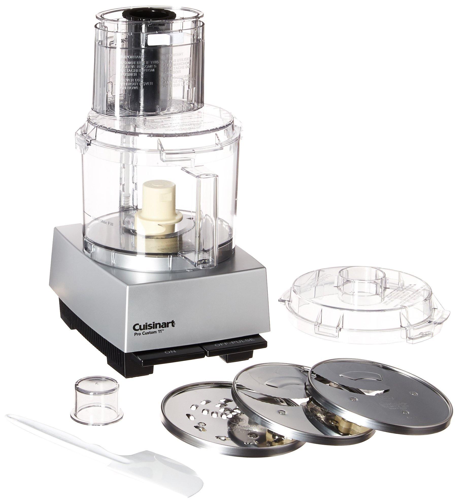 Cuisinart DLC-8SBCY Pro Custom 11-Cup Food Processor, Brushed Chrome - JOY2ESpree