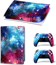 
                        
                          Load image into Gallery viewer, Ps5 Stickers Full Body Vinyl Skin Decal Cover for Playstation 5 Digital Edition Console Controllers (CD Version, Pink Starry Sky) - JOY2ESpree
                        
                      