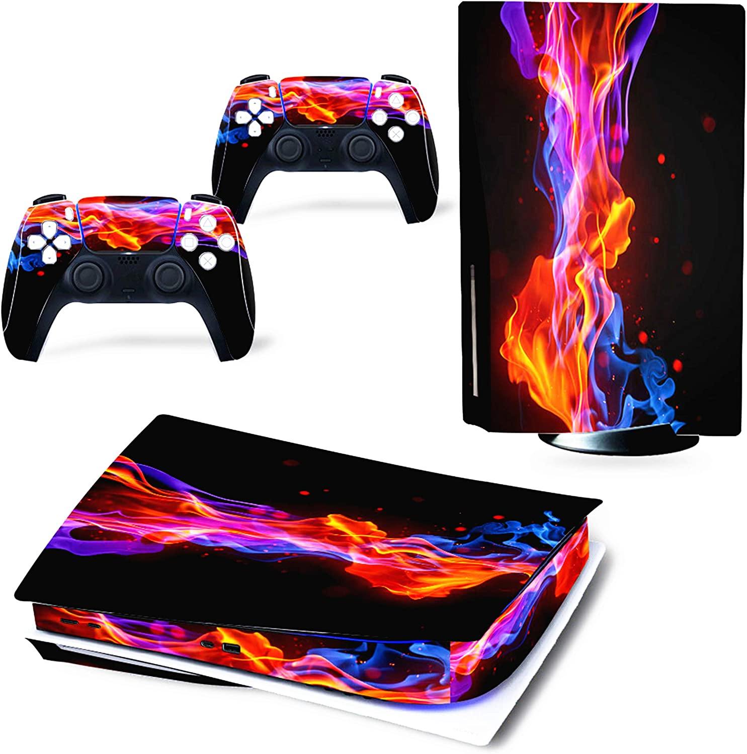 Ps5 Skin Sticker Vinyl Decal Cover for Playstation 5 Console Controllers (CD-ROM, Pink) - JOY2ESpree