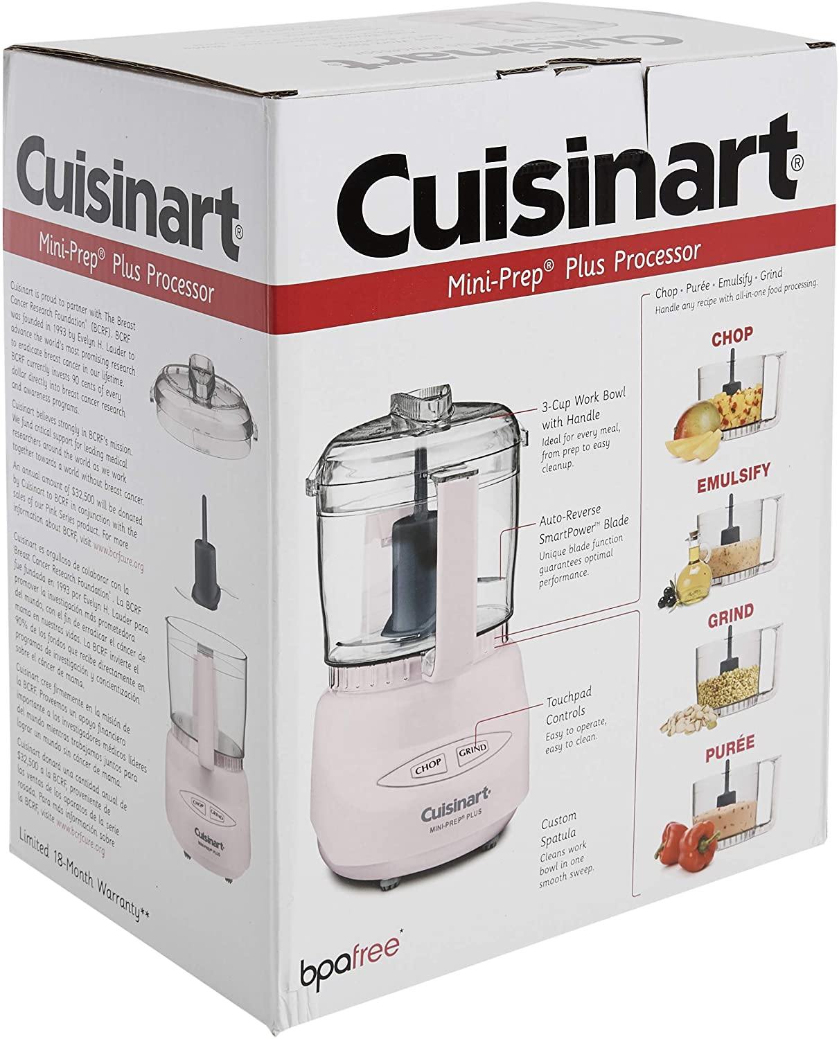 Cuisinart DLC-2ABC Mini Prep Plus Food Processor Brushed Chrome and Nickel - JOY2ESpree