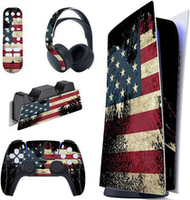 
                        
                          Load image into Gallery viewer, PlayVital Blue Nebula Full Set Skin Decal for PS5 Console Digital Edition - JOY2ESpree
                        
                      