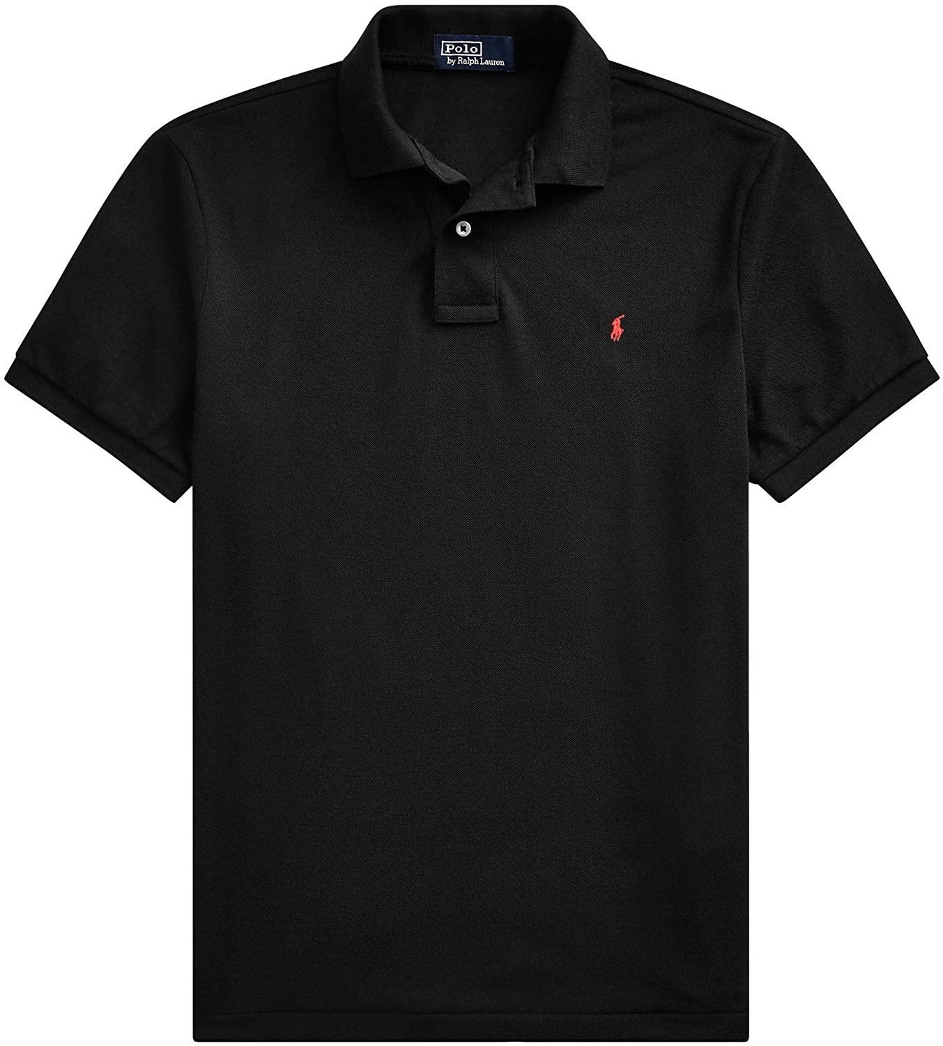 Polo RL Men's Custom Slim Fit Mesh Pony Shirt