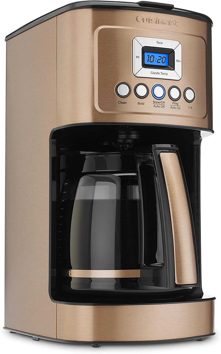 Cuisinart DCC-3200W Perfectemp Coffee Maker, 14 Cup Progammable Coffeemaker with Glass Carafe, White - JOY2ESpree