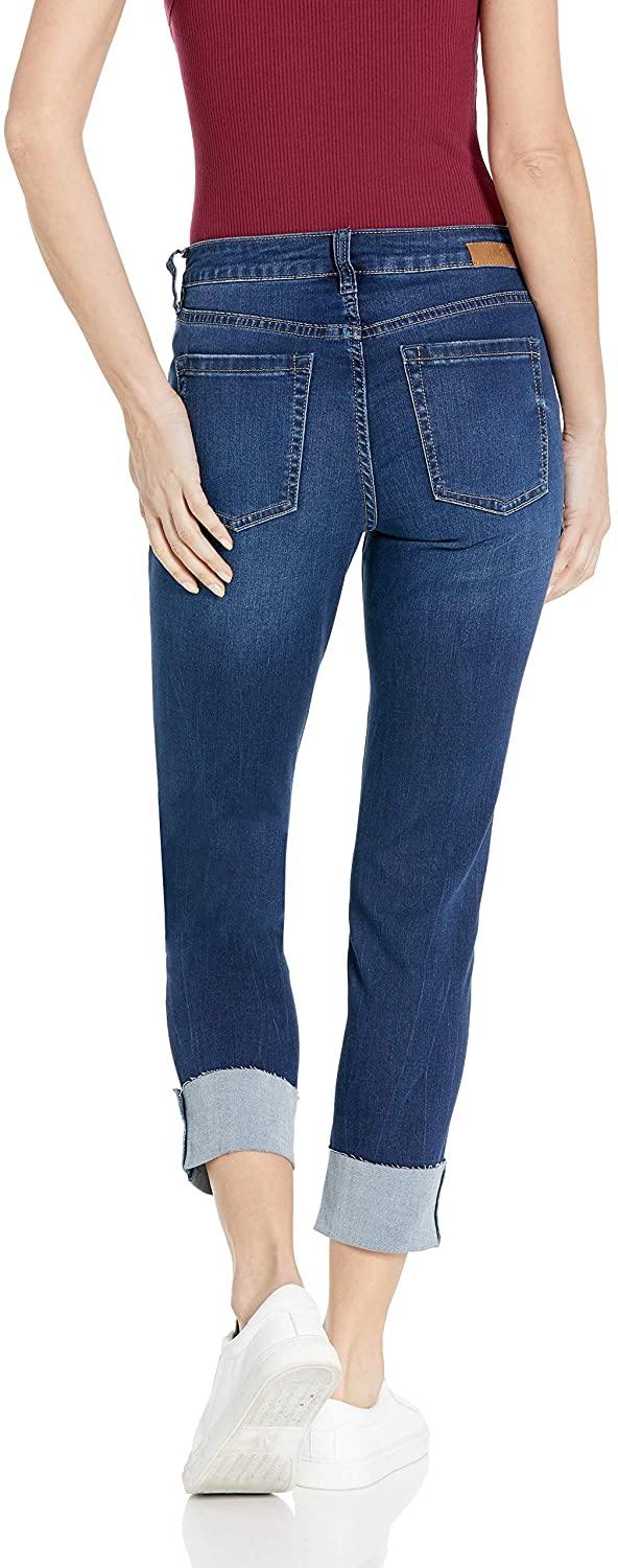 Jag Jeans Women's Carter Girlfriend W/Cuff Detail Jean