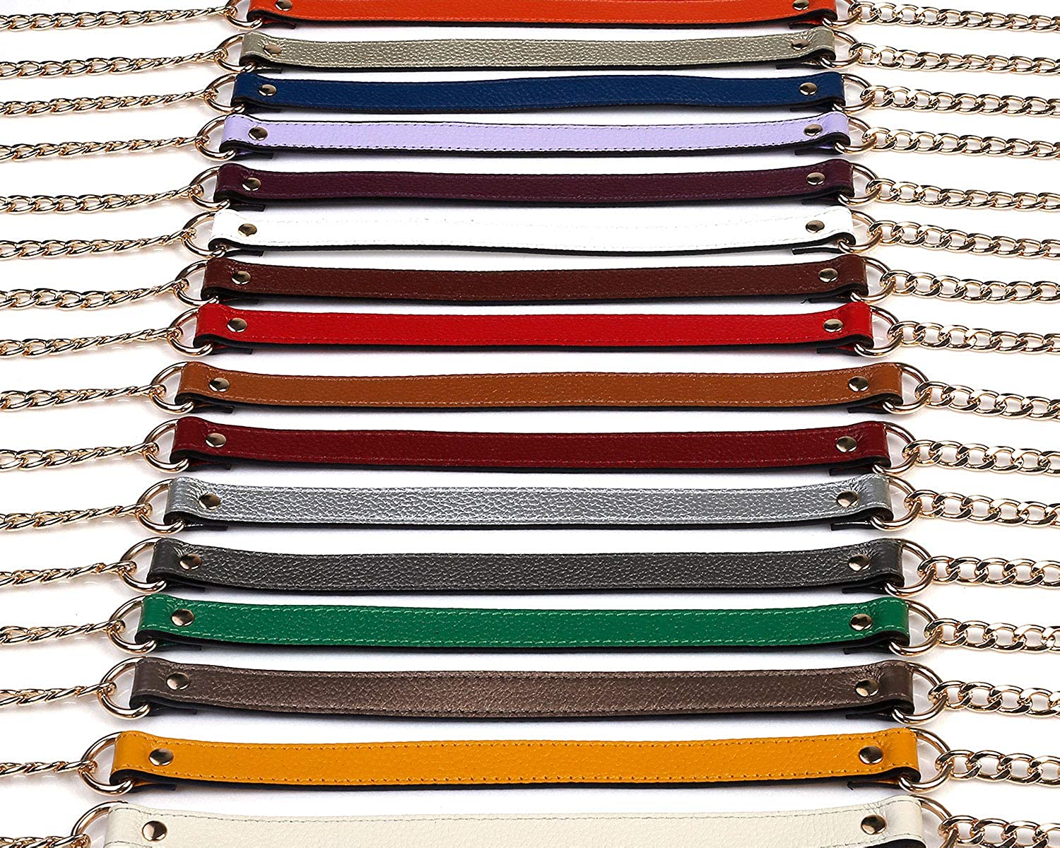 VanEnjoy Replacement Chain & Genuine Leather Shoulder Strap