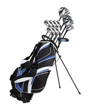 
                        
                          Load image into Gallery viewer, 18 Piece Men's Complete Golf Club Package Set With Titanium Driver - JOY2ESpree
                        
                      