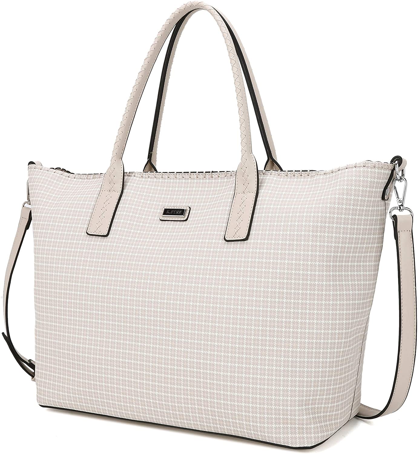 K.EYRE Women's Soft Faux Leather Tote Bag Purse Handbags Wallet Tote Shoulder Bag Purse Large Capacity