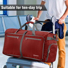 
                        
                          画像をギャラリービューアに読み込む, Gonex 150L Travel Duffel Bag Foldable Extra Large Duffle Bag XL Heavy Duty for Men Women for Luggage Shopping Gray
                        
                      