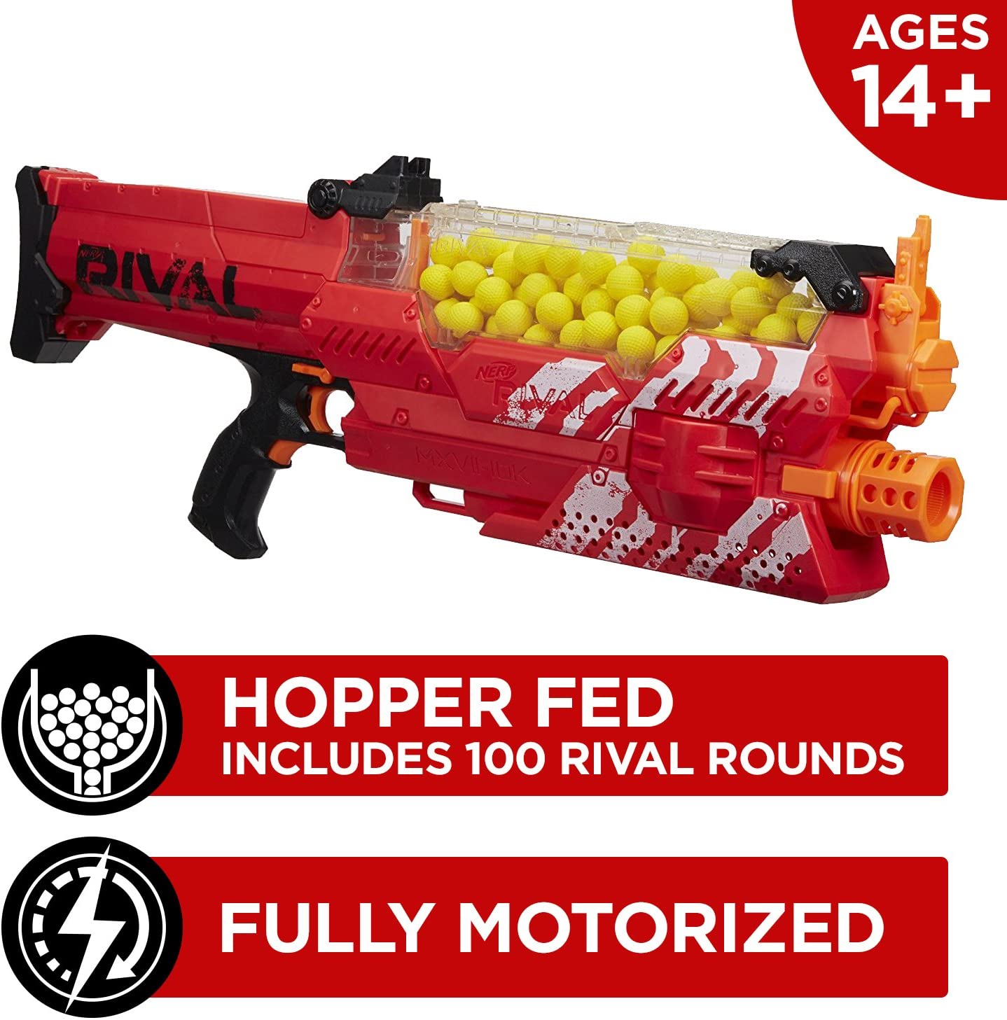 Nerf Rival Nemesis MXVII-10K, Red