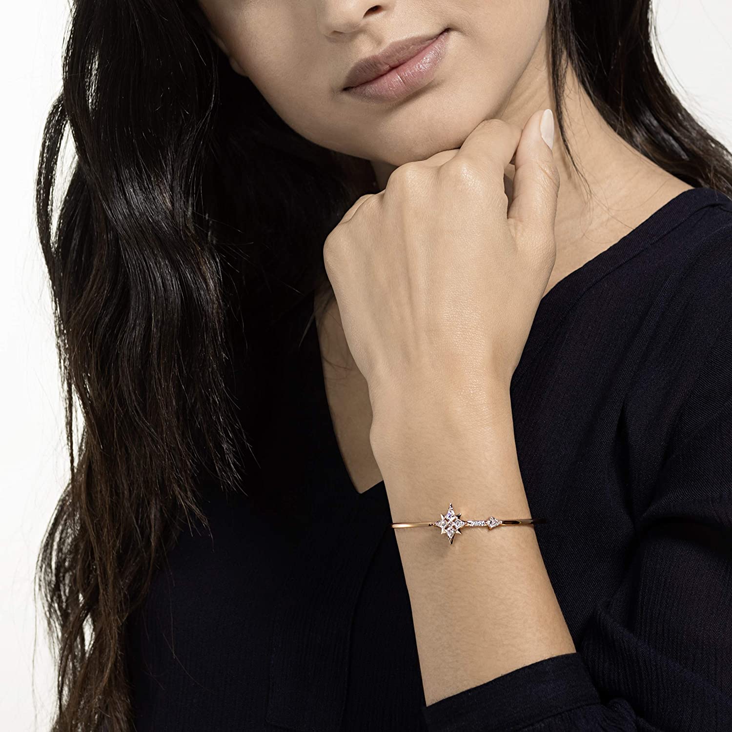 SWAROVSKI Women's Symbolic Crystal Jewelry Collection, Rose Gold Tone Finish - JOY2ESpree