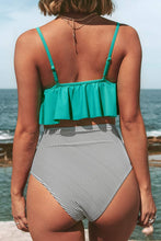 
                        
                          Muat gambar ke penampil Galeri, CUPSHE Women's High Waisted Falbala Bikini Set
                        
                      