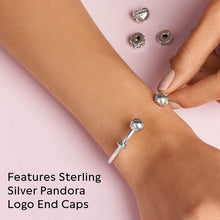 
                        
                          Load image into Gallery viewer, Pandora Jewelry Silver Open Bangle Sterling Silver Bracelet - JOY2ESpree
                        
                      