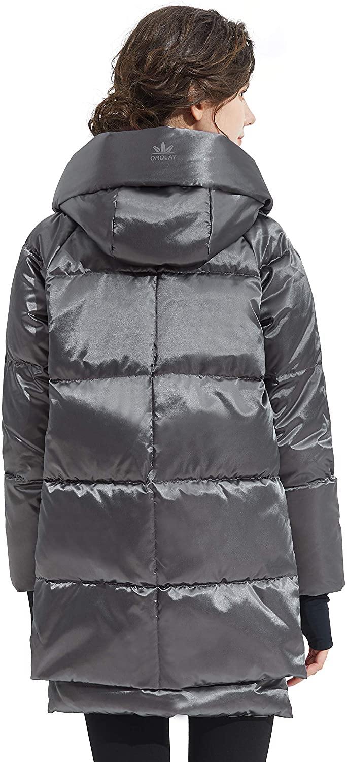 Orolay Women's Thickened Hooded Down Jacket
