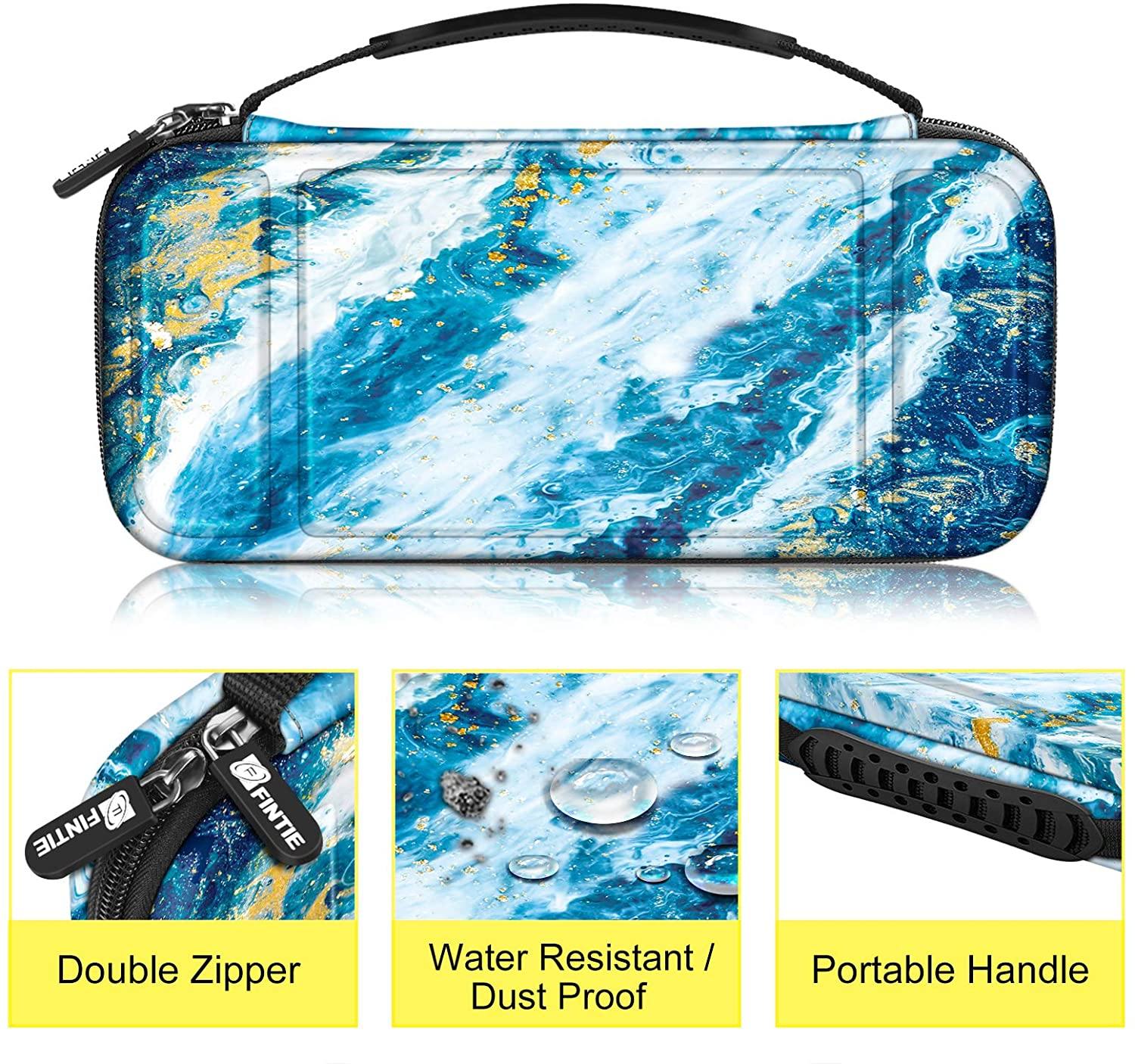 Fintie Carry Case for Nintendo Switch - [Shockproof] Hard Shell Protective Cover Travel Bag w/10 Game Card Slots - JOY2ESpree