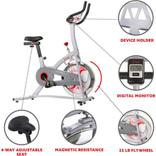 
                        
                          Cargar imagen en el visor de la galería, Sunny Health &amp; Fitness Indoor Cycling Exercise Stationary Bike with Digital Monitor - JOY2ESpree
                        
                      